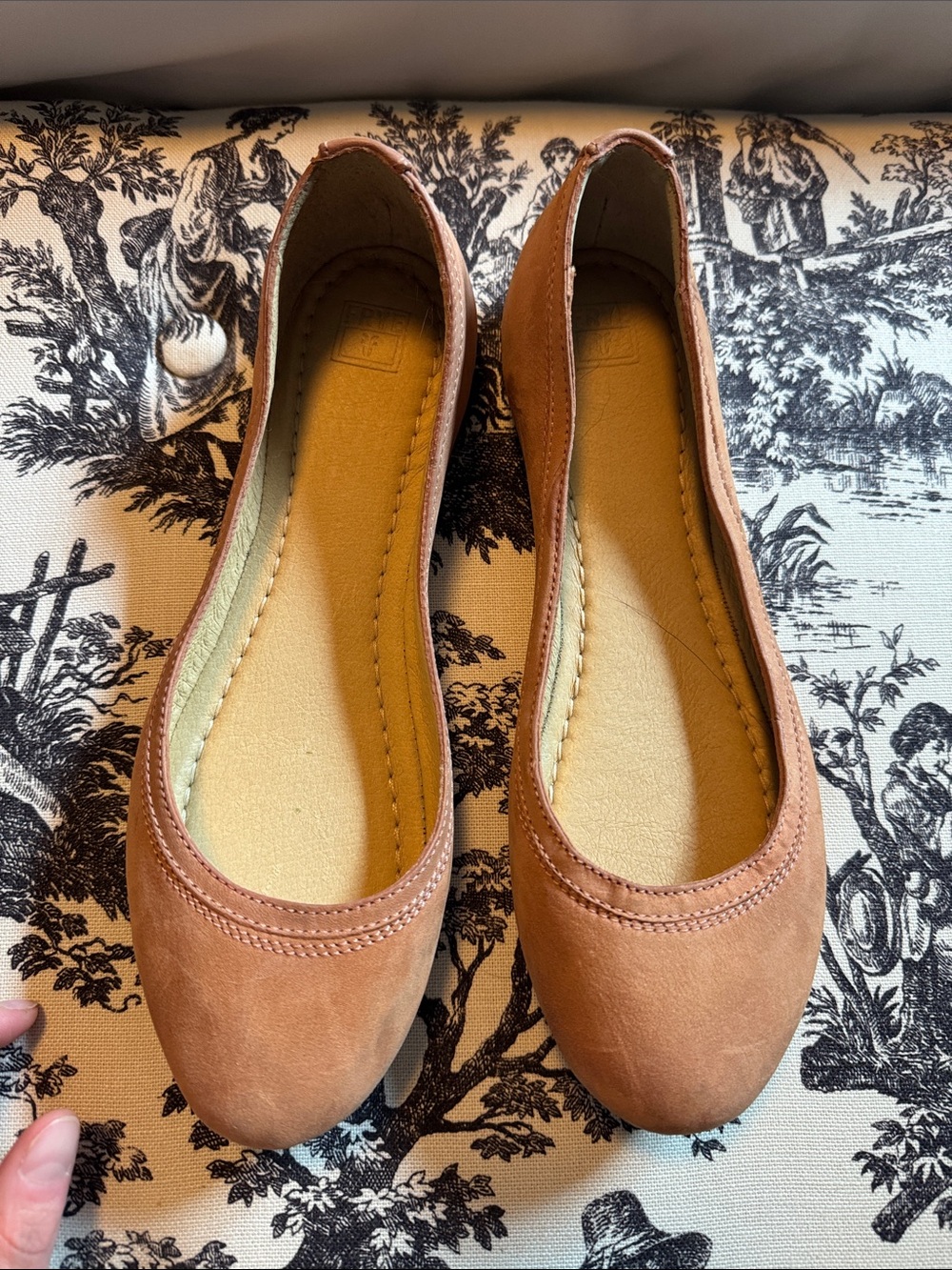 Frye Carson Ballet Flats, Size 8